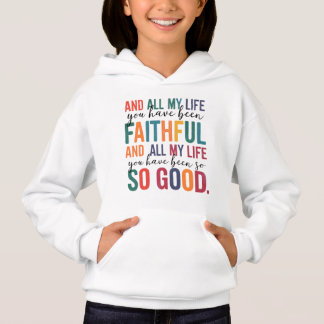Zitat zum Christlichen Wortgedanken | treu Hoodie