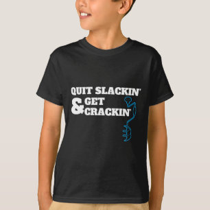 Zitat zum Fischen von Eis für Fischer, die zum Boh T-Shirt