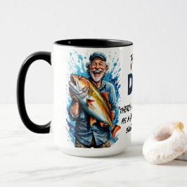 Zitat zum großen Fischfang Tasse