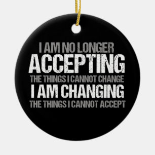 Zitat zum inspirierenden politischen Aktivismus Keramik Ornament