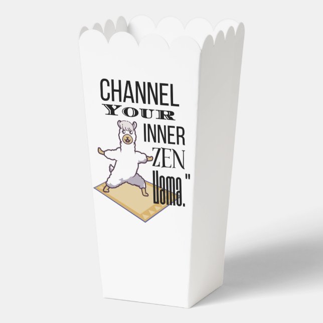 Zitat zum Lama-Yoga Geschenkschachtel (Vorderseite)