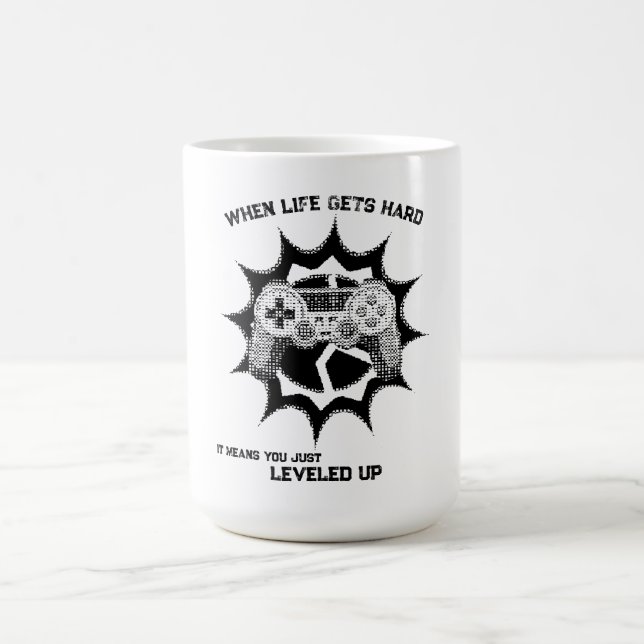Zitat zum Levelaufstieg des Spielers Kaffeetasse (Mittel)