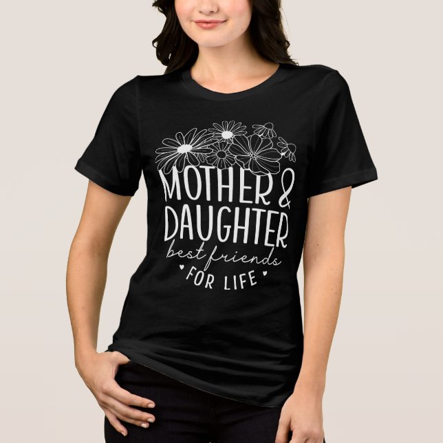 Zitat zum Muttertag Tri-Blend Shirt (Vorderseite)
