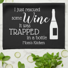 Zitat zum Sprichwort Funny Wine aus Flasche gerett