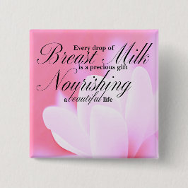 Zitat zum Stillen nähren Button