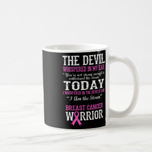 Zitat zum Thema Brustkrebs Kaffeetasse