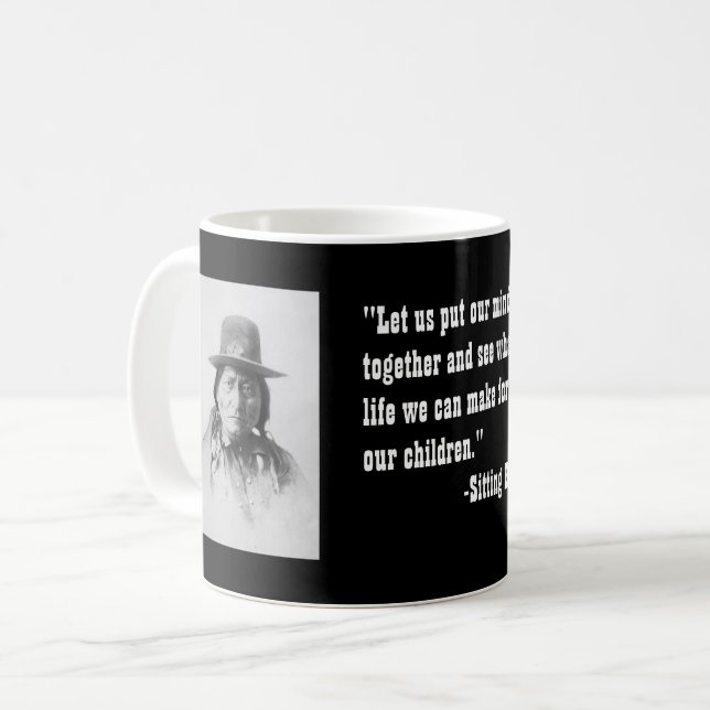 Zitat zum Thema Bull Kaffeetasse (Vorderseite Links)