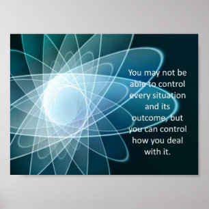 Zitat zum Thema "Energie" Poster