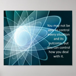 Zitat zum Thema "Energie" Poster