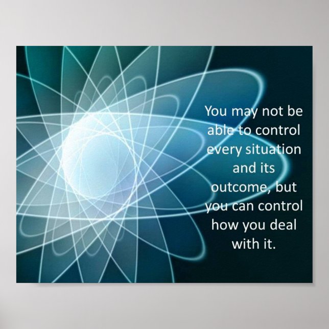 Zitat zum Thema "Energie" Poster (Vorne)