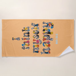 Zitat zum Thema "Happy Bible Verse" Strandtuch