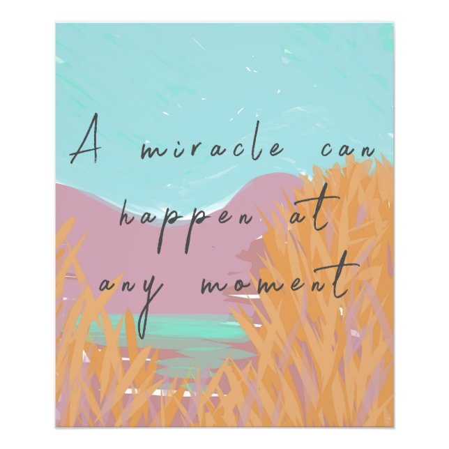 Zitat zum Thema Inspiration und Kunst Fotodruck (Vorne)