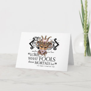 Zitat zum Traum der Nacht im Sommer Karte