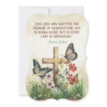 Zitat zum Vintagen OsterMartin Luther-Wiederaufers