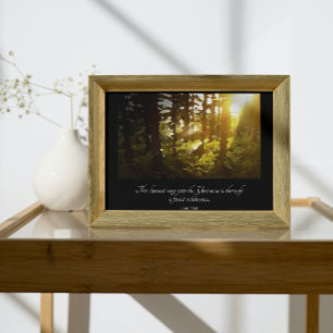 Zitat zum Waldmuir Poster