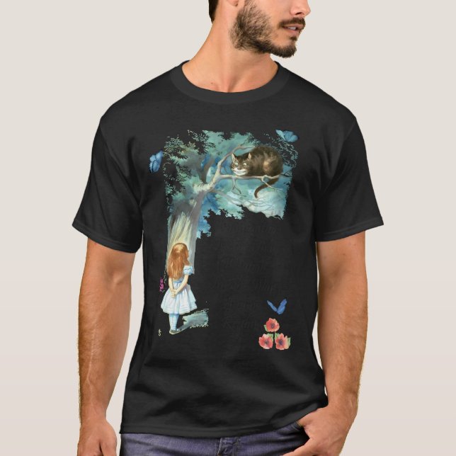 Zitat zur Alice im Wunderland - Vorstellungskraft T-Shirt (Vorderseite)