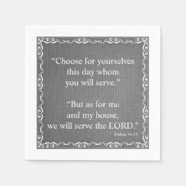 Zitat zur Alten Testament-Bibel-Schrift - Joshua 2 Serviette