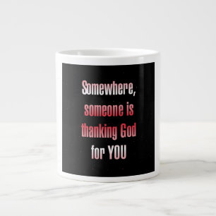 Zitat zur Ermutigung # 138 Jumbo-Tasse