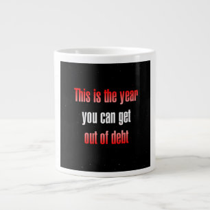 Zitat zur Ermutigung # 188 Jumbo-Tasse