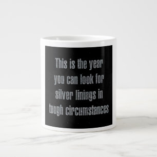 Zitat zur Ermutigung # 206 Jumbo-Tasse