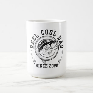 Zitat zur Fischerei: Cooler Vater seit 2022 Kaffeetasse