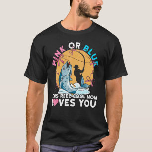 Zitat zur Geschlechtsenthüllung Rosa oder Blau für T-Shirt