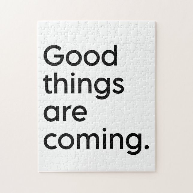 Zitat zur Inspiration | Schwarz und Weiß Puzzle (Vertikal)