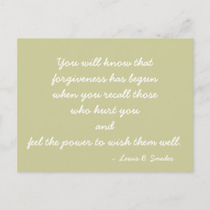 Zitat zur inspirierenden Postkarte