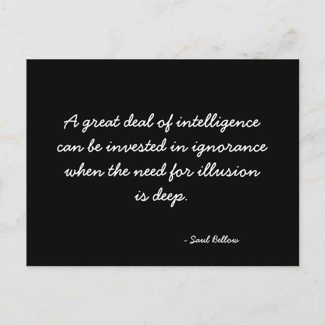 Zitat zur inspirierenden Postkarte (Vorderseite)