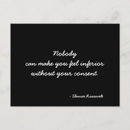 Zitat zur inspirierenden Postkarte