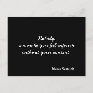 Zitat zur inspirierenden Postkarte