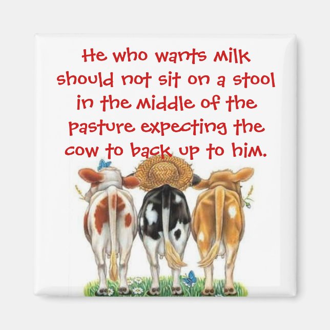 Zitat zur Lazität Magnet (Vorne)