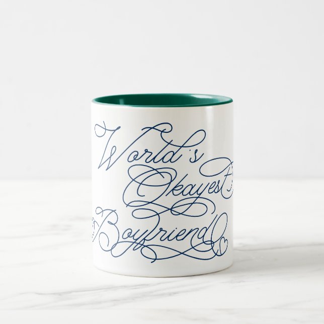 Zitat zur Niedlichen Liebe des weltbesten Freundes Zweifarbige Tasse (Mittel)