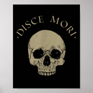 Zitat zur Stoikphilosophie Mori Skull-Stoikismus Poster