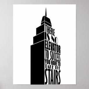 Zitatdesign zur Ermutigung Poster