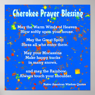 Zitate amerikanischer Native-Weisheit Poster