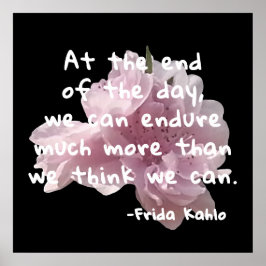 Zitate berühmter Leute - Frida Kahlo Poster