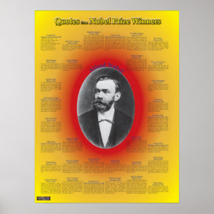 Zitate der Nobelpreisträger Poster