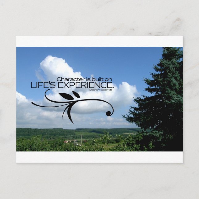 Zitate — Eleanor Roosevelt Postkarte (Vorderseite)