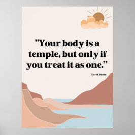 Zitate für das medizinische Zentrum und das Kranke Poster