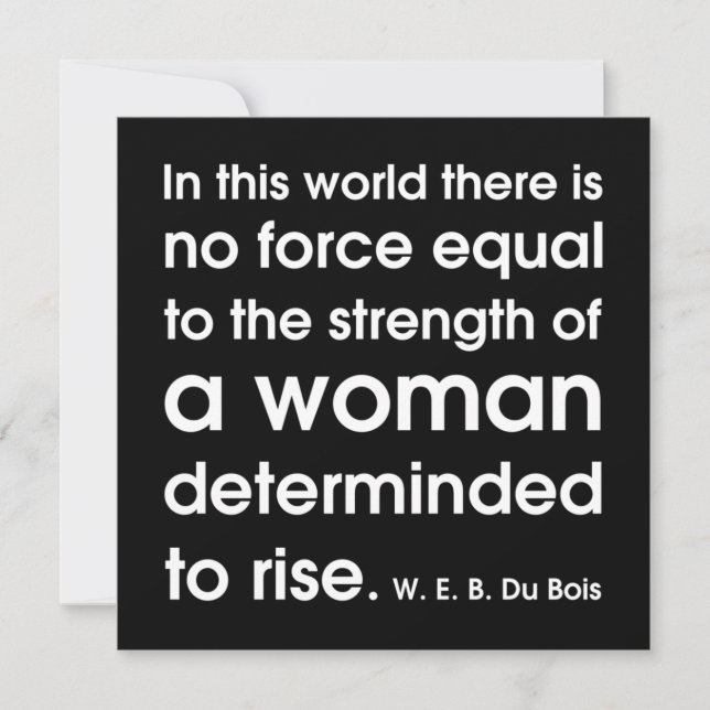 Zitate für Frauen ~ Motivierend Einladung (Vorderseite)