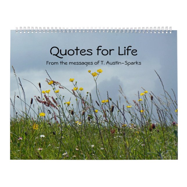 Zitate für Lebenkalender Wahl A Kalender (Titelbild)