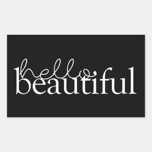 Zitate für Lieben IV Rechteckiger Aufkleber