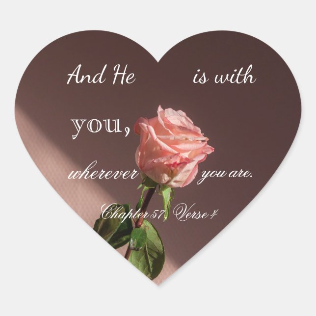 Zitate Herz-Aufkleber (Vorderseite)