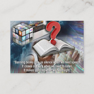 Zitate in Büchern Begleitkarte