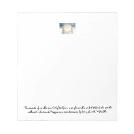 Zitate Inspirieren:"Tausend.."~Buddha- Notepad. Notizblock