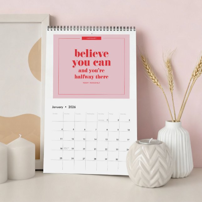 Zitate Kalender (inspirational quotes desk calendar with holidays)