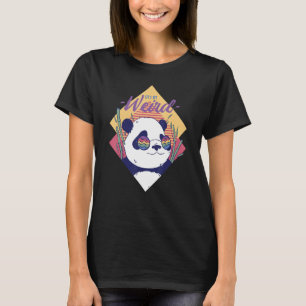 Zitate lassen Sie uns seltsame Panda-Bären-Design T-Shirt