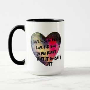 Zitate-Liebe spiegeln in meinem intimen Flirt Tasse
