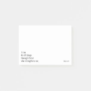 Zitate Phil 4:13 zur Inspirationsbibel Post-it Klebezettel